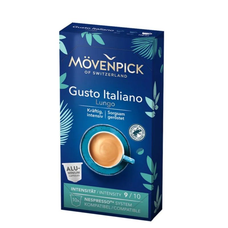 کپسول نسپرسو موونپیک مدل gusto italiano حجم 110 میلی لیتر